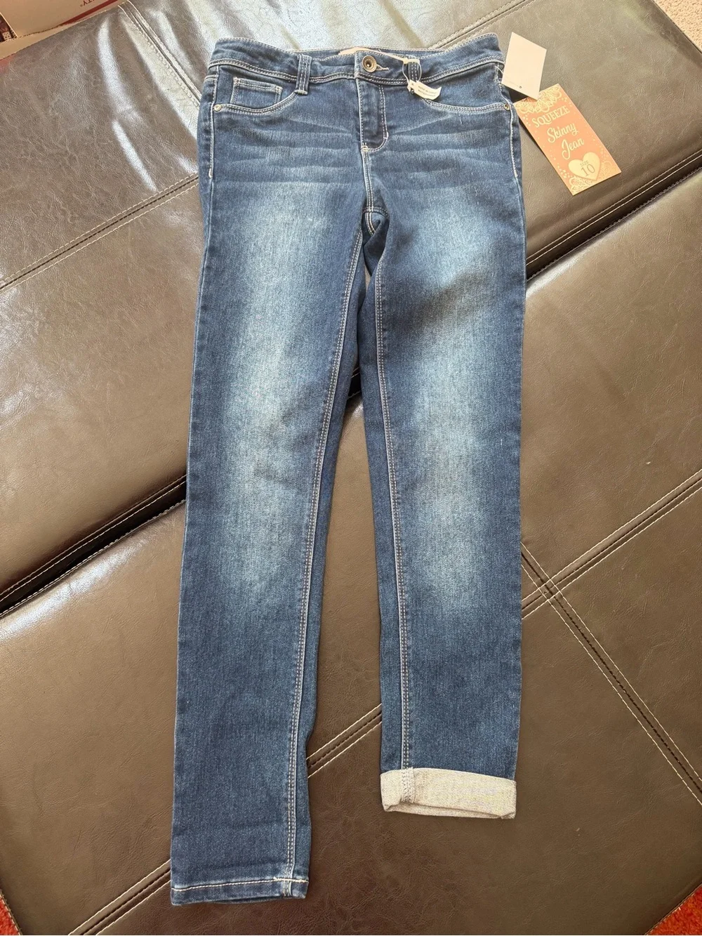 Squeeze - Girl’s Medium Blue Stretch Skinny Jeans